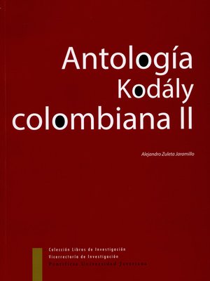 cover image of Antología Kodaly Colombiana II
